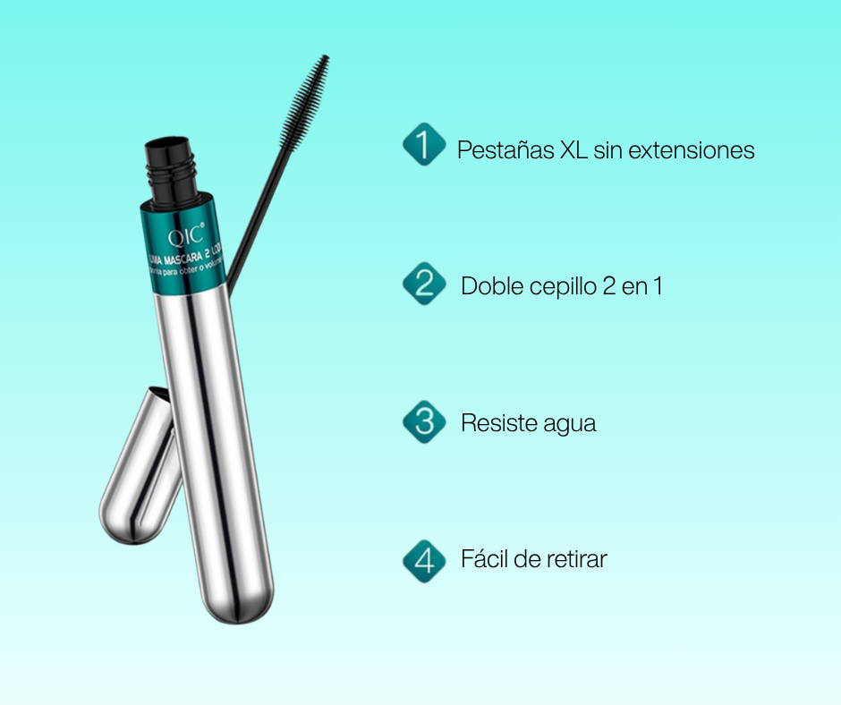 PROMO 2X1 MÁSCARA DE PESTAÑAS - FIBRA DE SEDA 4D