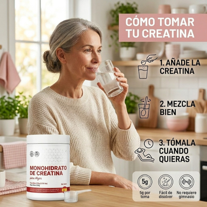 Lo que Nunca nos han Contado a las Mujeres sobre la Creatina