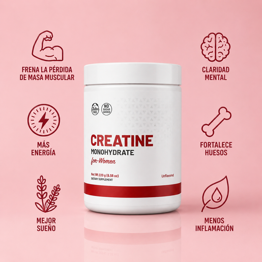 Lo que Nunca nos han Contado a las Mujeres sobre la Creatina