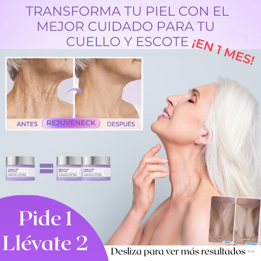 ADIÓS A LA FLACIDEZ Y LAS ARRUGAS DEL CUELLO Y ESCOTE